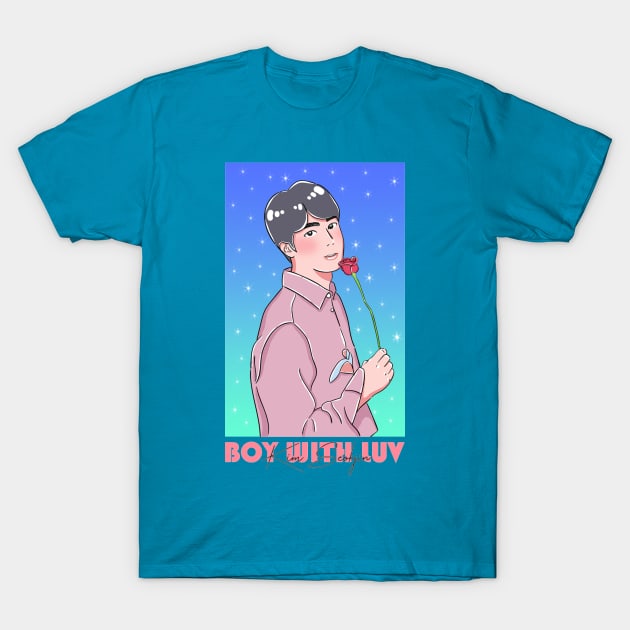 Boy With Luv -  Kim Seokjin T-Shirt by Koala_Shop